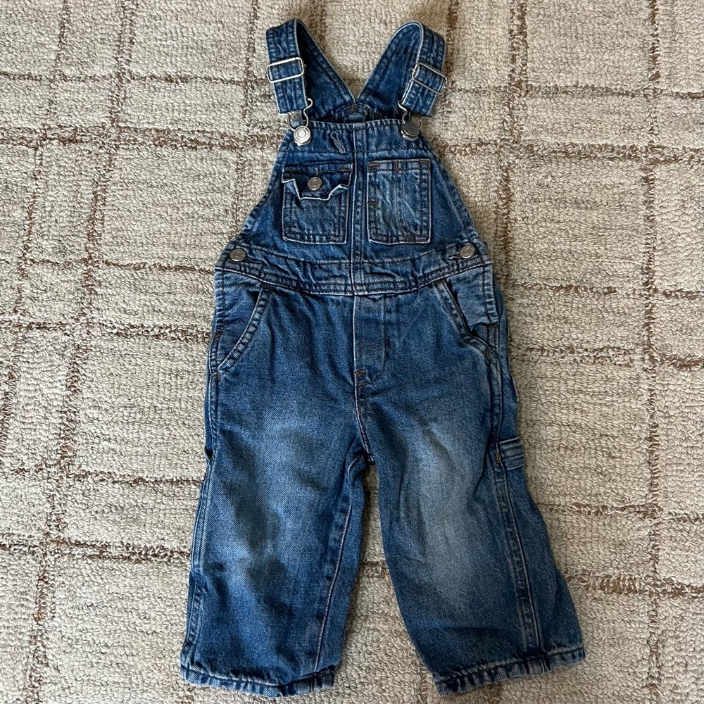 Baby boy denim overalls